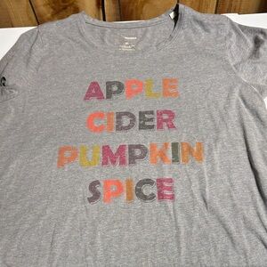 Sonoma Gray Short Sleeve Tee with Multicolor Text